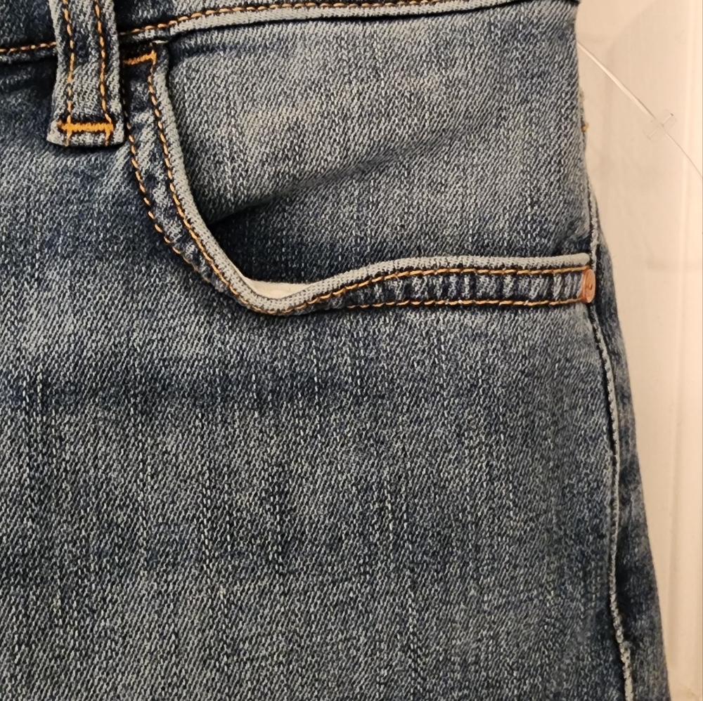 Sanctuary Exposed Fly High Rise Denim Shorts In San Jacinto Wash Size 27 - Picture 6 of 11